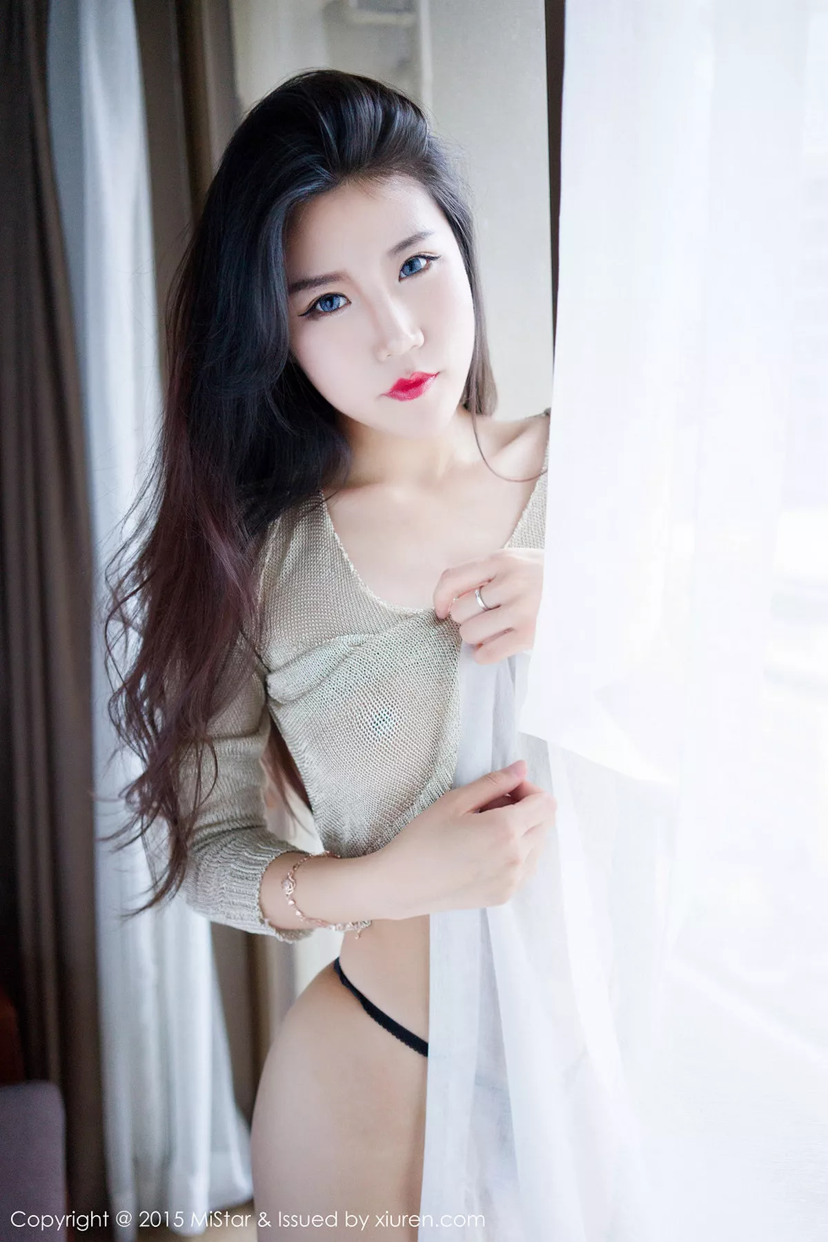 秀人集.com_[MiStar魅妍社]Vol.040_嫩模Nicole妮可完美身材半裸下身性感翘臀写真60P