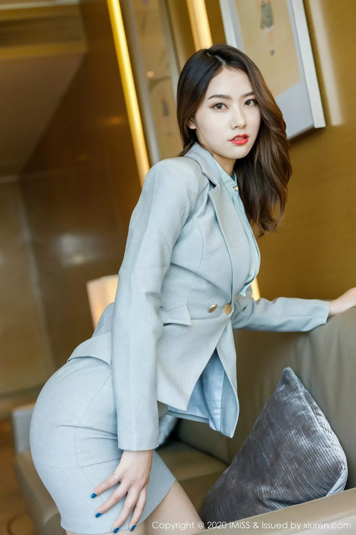 秀人集.com_[IMISS爱蜜社]Vol.466_嫩模方子萱私房职业秘书装半脱露蕾丝内衣诱人写真83P