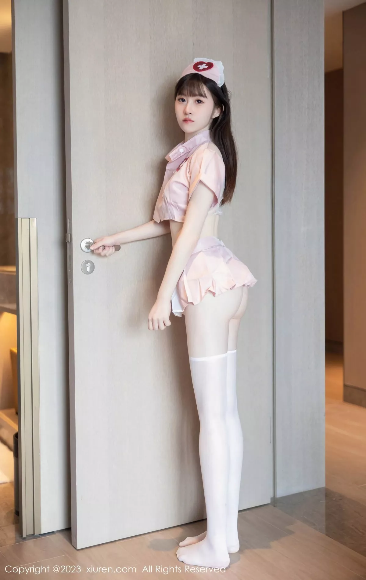 秀人集.com_[XiuRen秀人网]No.7090_模特林悠悠性感粉色情趣护士服配白色丝袜秀曼妙身姿诱惑写真79P