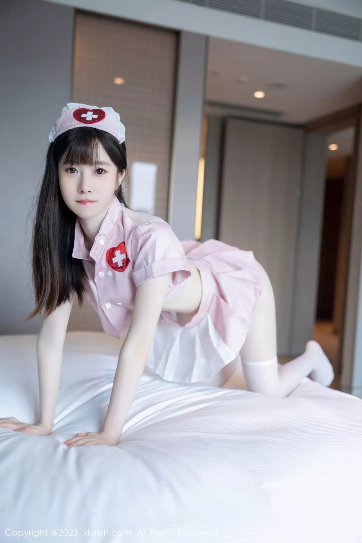 秀人集.com_[XiuRen秀人网]No.7090_模特林悠悠性感粉色情趣护士服配白色丝袜秀曼妙身姿诱惑写真79P