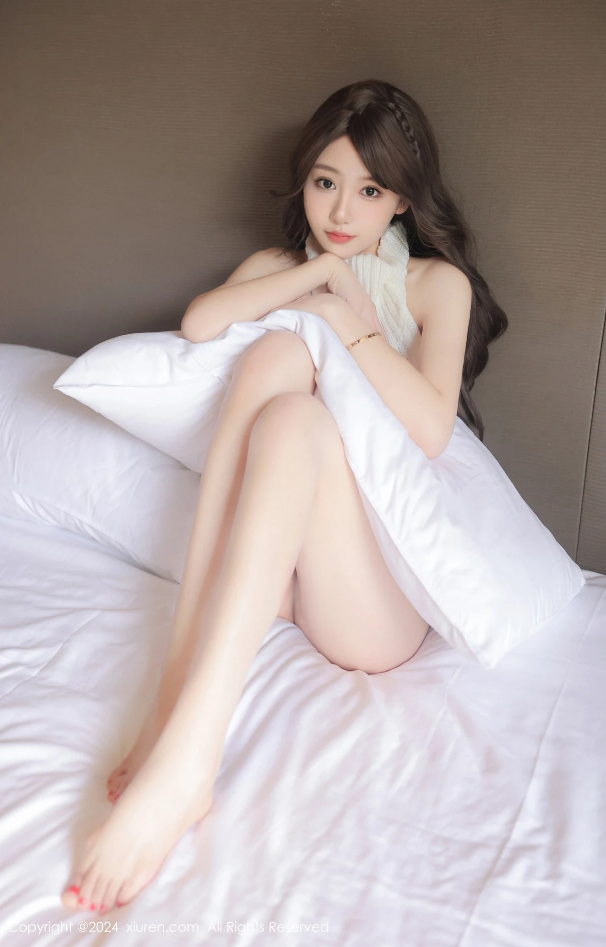 秀人集.com_[XiuRen秀人网]No.8459_模特桃妖夭私房性感白色针织毛衣半脱秀曼妙身姿惹火诱惑写真87P