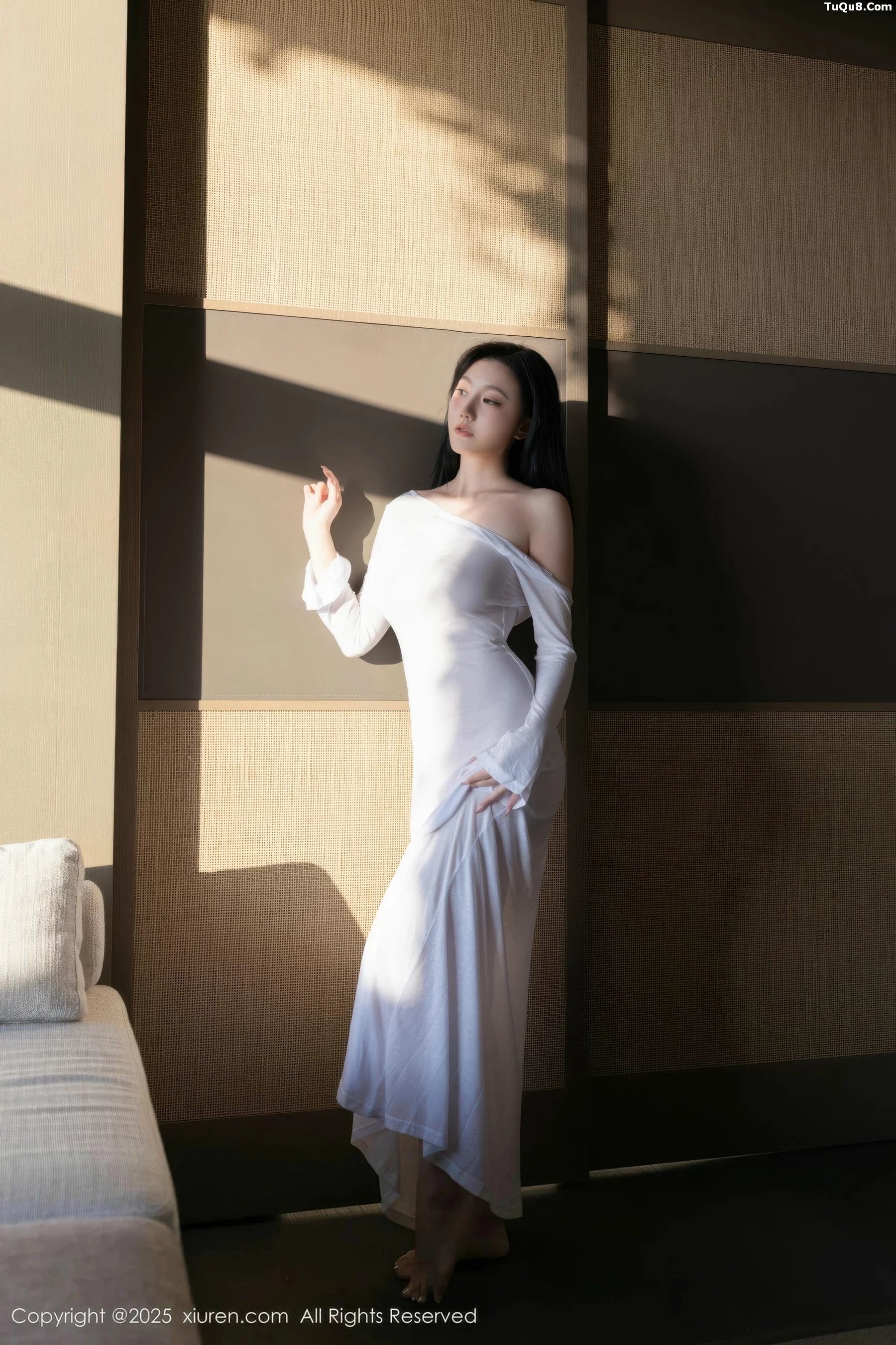 秀人集.com_[XiuRen秀人网]No.10747_模特安然anran性感白色连衣长裙配超薄肉色秀曼妙身姿诱惑写真80P